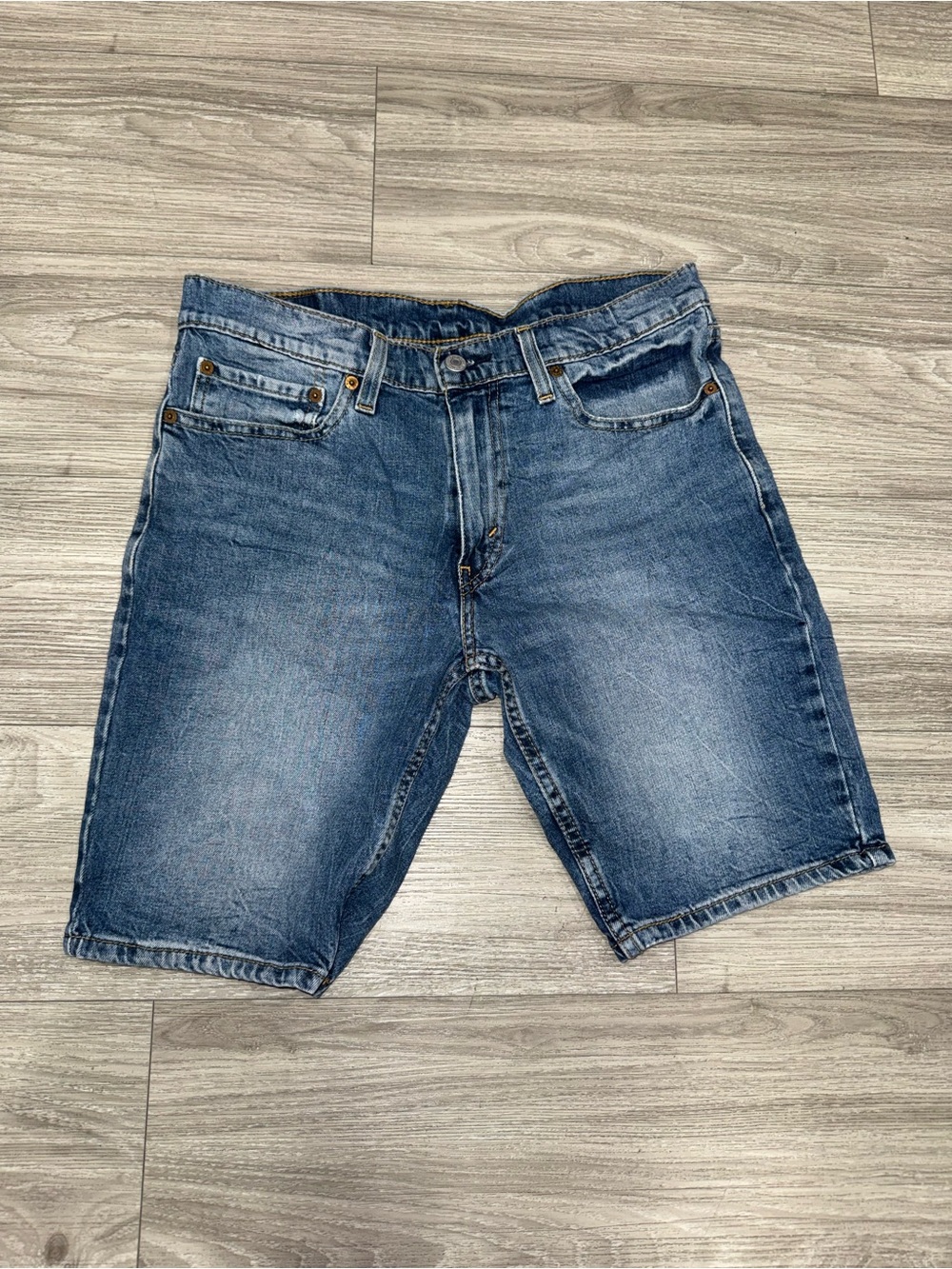 Levi's Men's Blue Denim Jean Shorts
